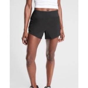 Athleta Women's Black Run With It Shorts L